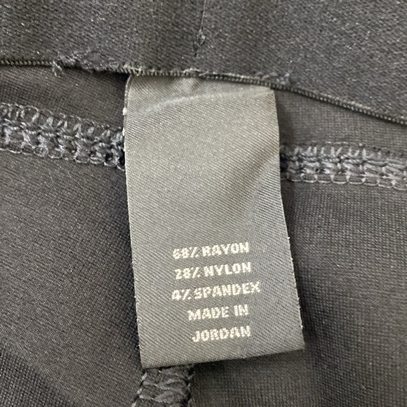 Slim Factor by Investments Kick Flare Pants  3X Black - Picture 8 of 11